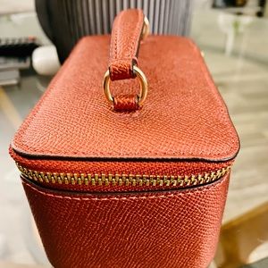 Coach travel metallic jewelry box NWT